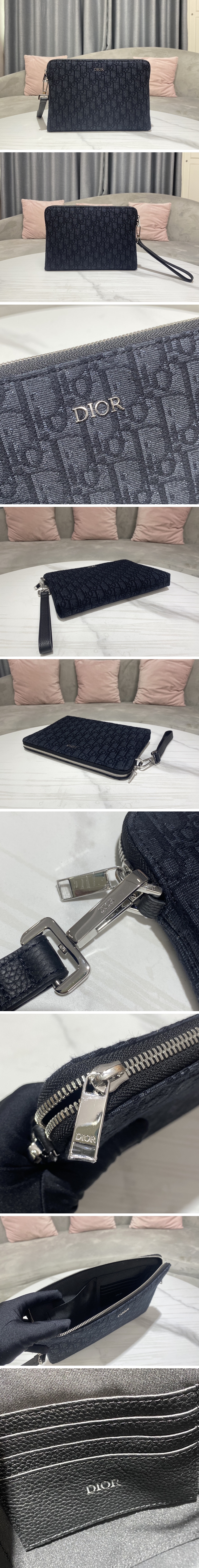 디올 오블리크 클러치