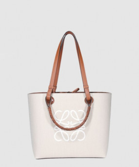 로에베 아나그램 토트백 캔버스 스몰