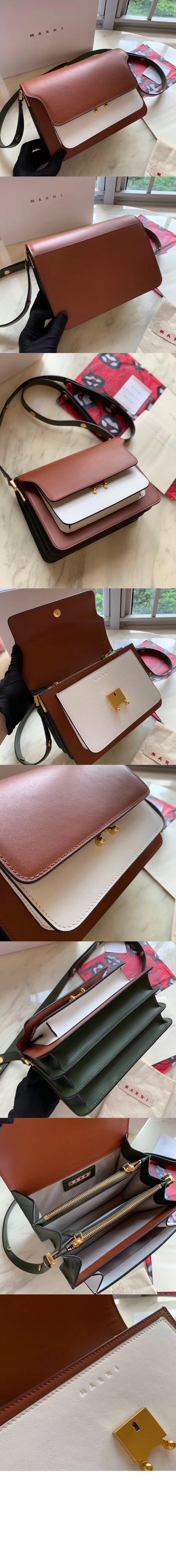 마르니 트렁크백 카프스킨 미듐