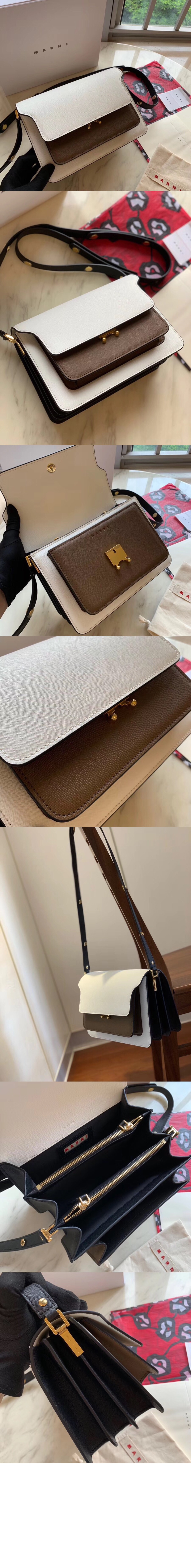 마르니 트렁크백 사피아노 미듐