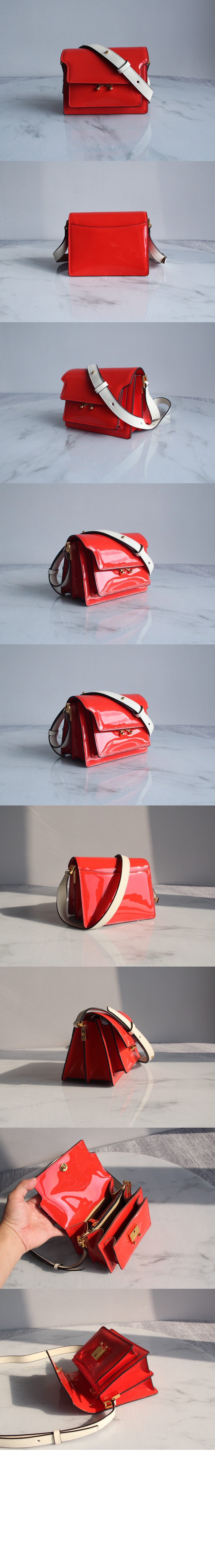 마르니 트렁크백 페이던트 미니