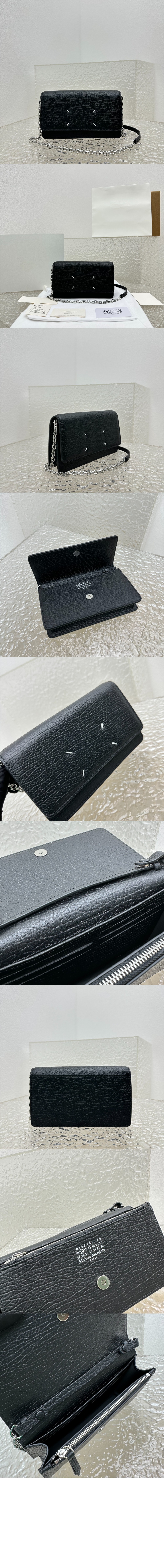 마르지엘라 레더 월렛 체인백