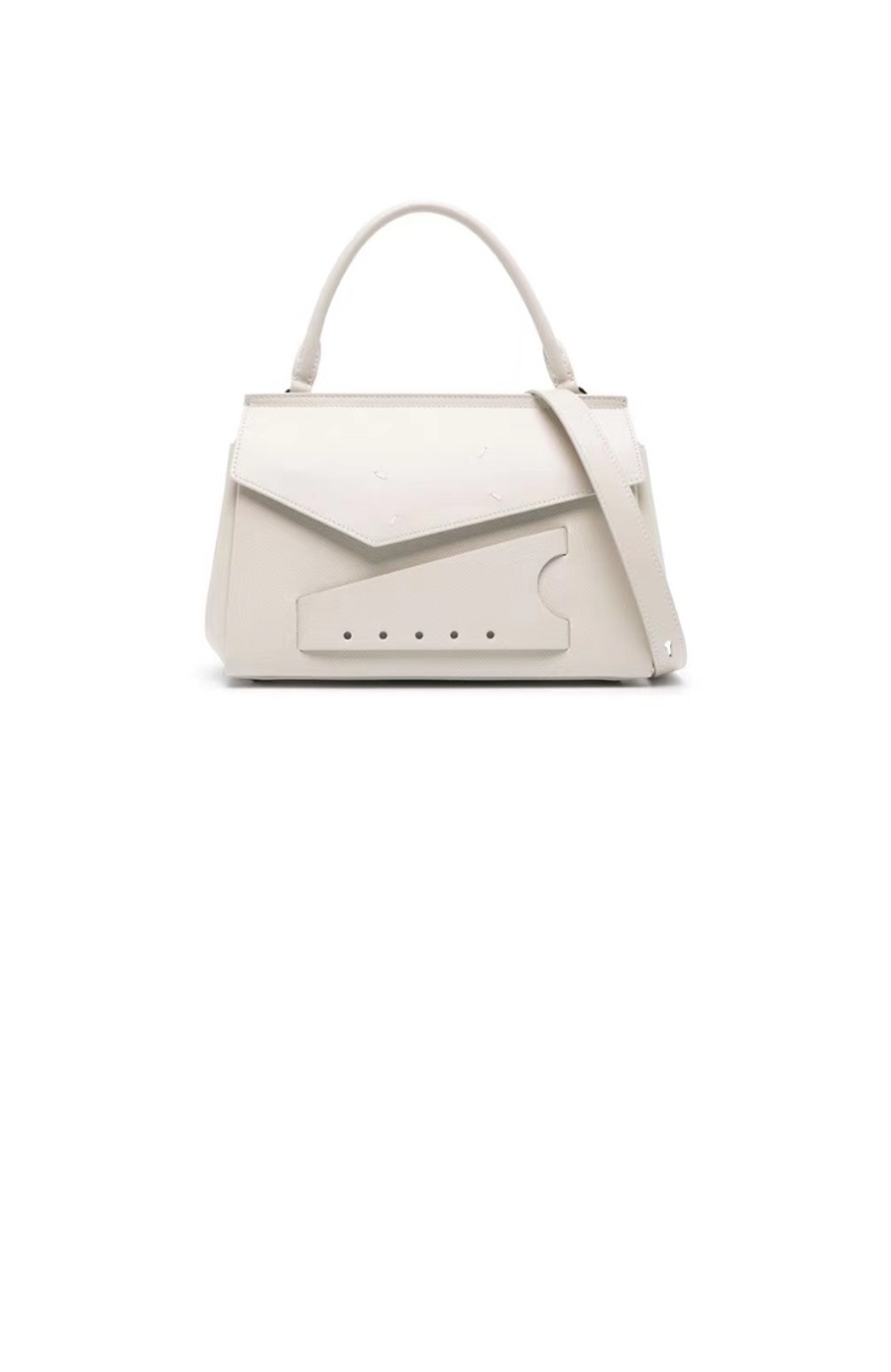 송아지 가죽 토트 크로스백