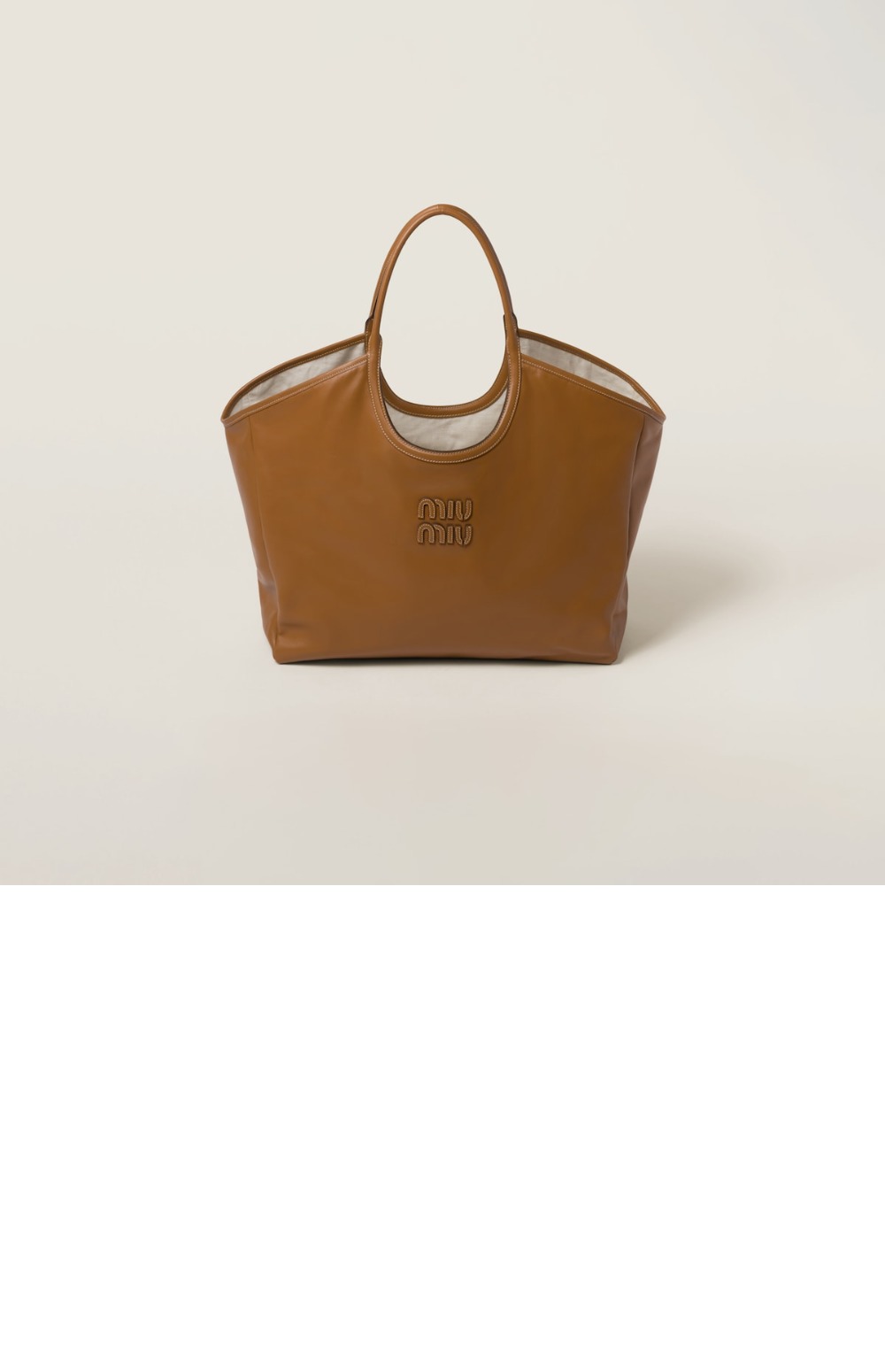 미우미우 아이비 가죽 라지백 5BG276