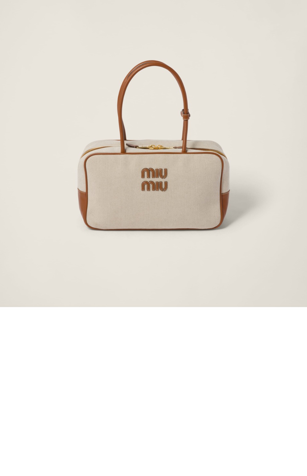미우미우 레더 탑핸들백 5BB117