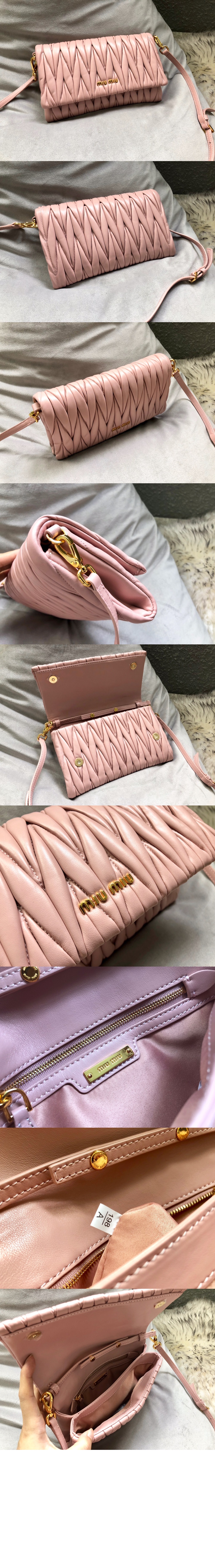 미우미우 마테라쎄 미니백 5BH080