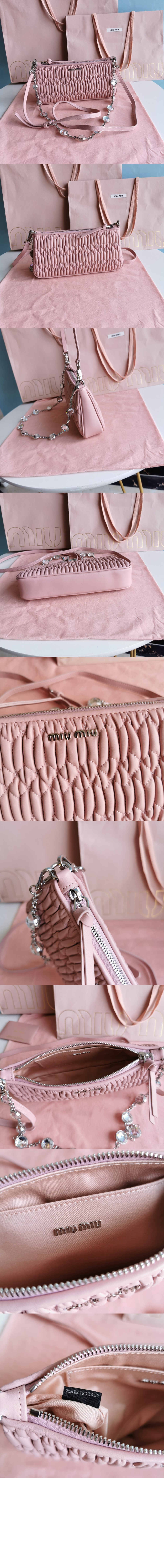 미우미우 나파 크리스탈 숄더백 5BH215