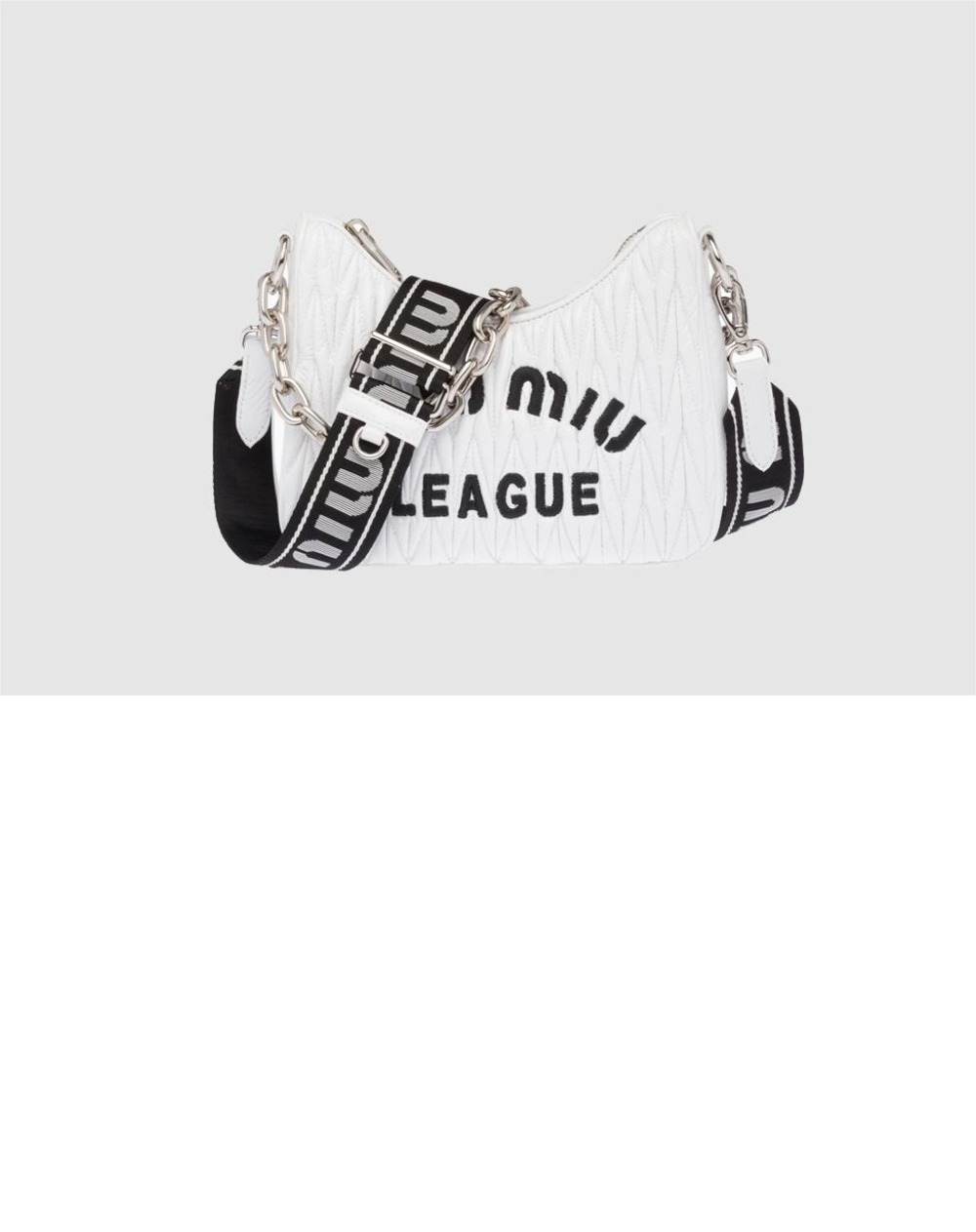 미우미우 마테라쎄 데님 숄더백 5BH211