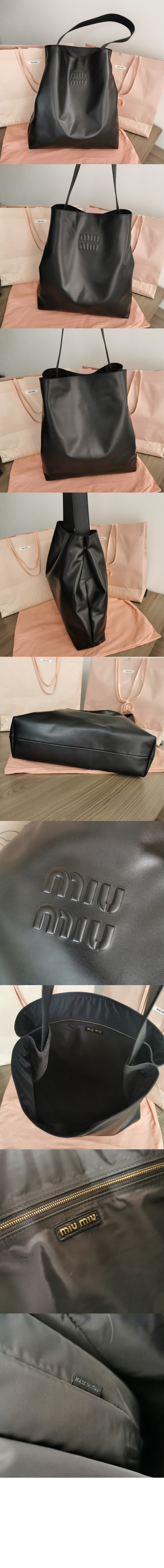 미우미우 레더 숄더백 5BC117