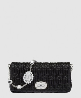 미우미우 아이코닉 크리스털 가죽백 5BD233