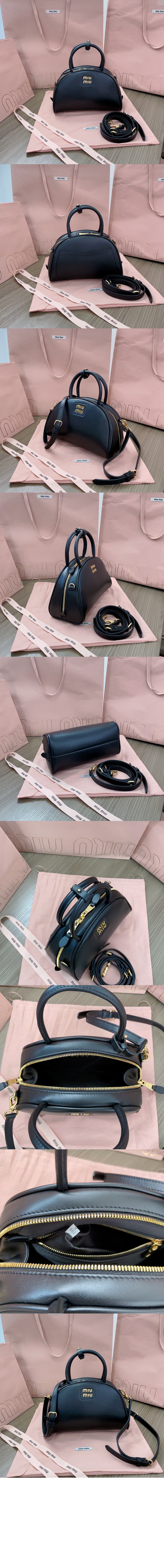 미우미우 가죽 탑 핸들백 5BB157