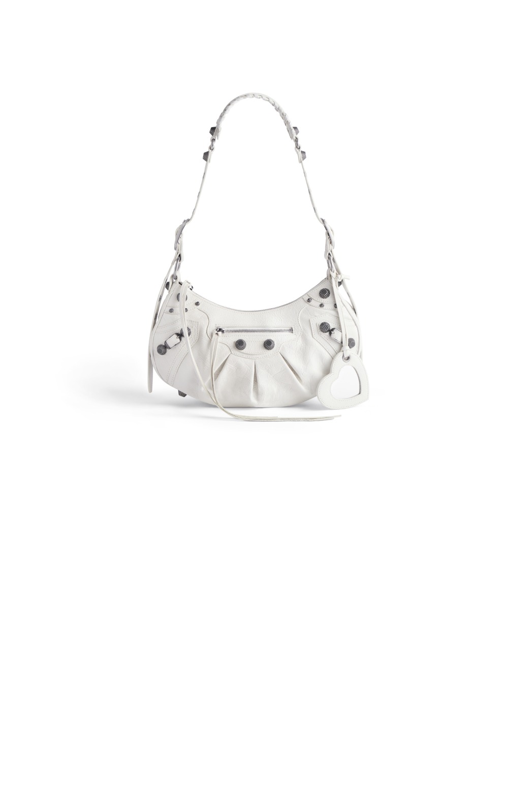 발렌시아가 스몰 숄더백 화이트 671307