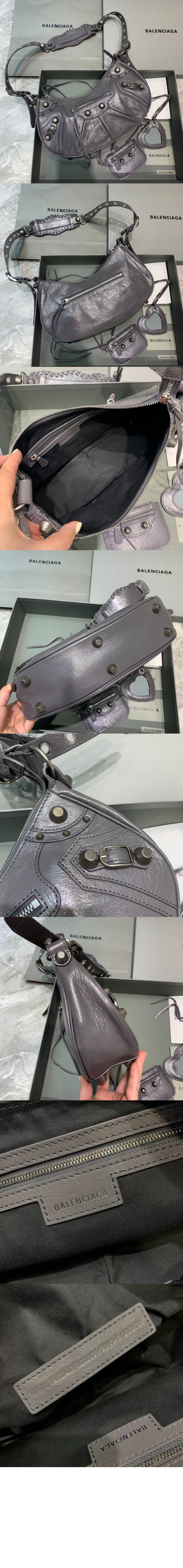 발렌시아가 스몰 숄더백 화이트 671307