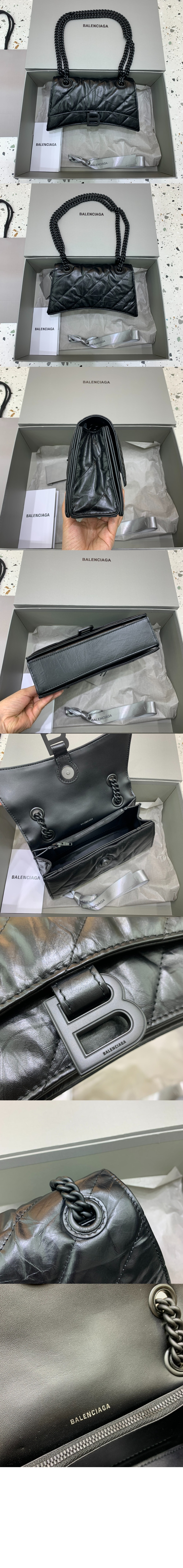 발렌시아가 몰 퀼티드 체인백 716351