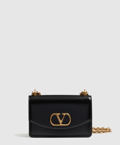 발렌티노 가라바니 베인 유광 카프스킨 스몰 숄더백