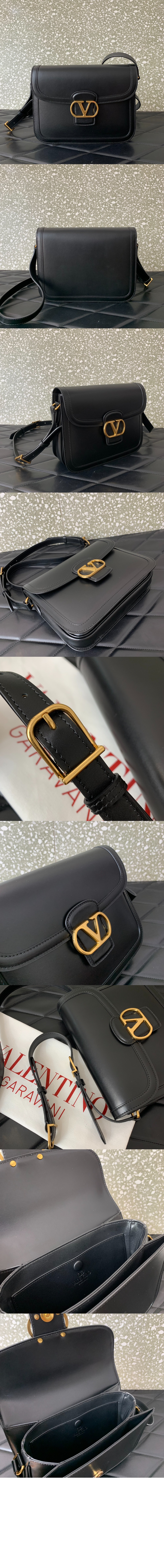 발렌티노 가라바니 9TO5 스무드 송아지 가죽 숄더백