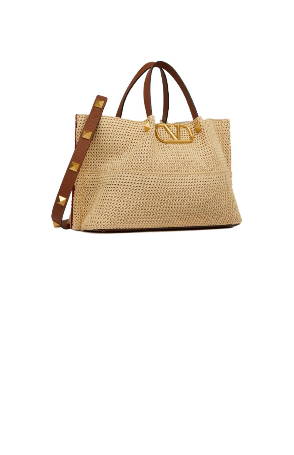 발렌티노 로만스터드 토트백 미듐