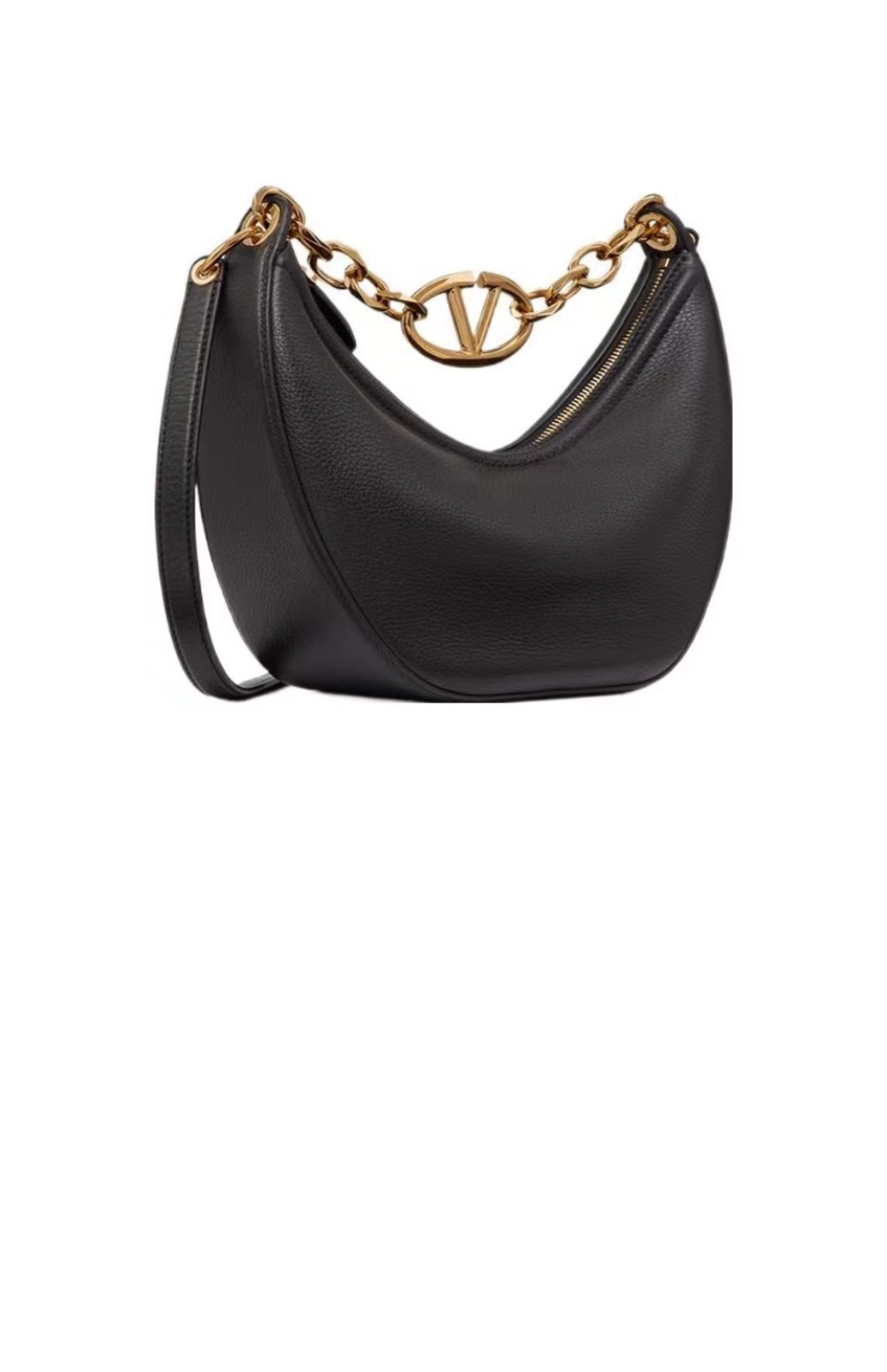 발렌티노 브이로고 문 스몰 호보백