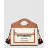 버버리 투톤 캔버스 스몰 포켓백 8036784