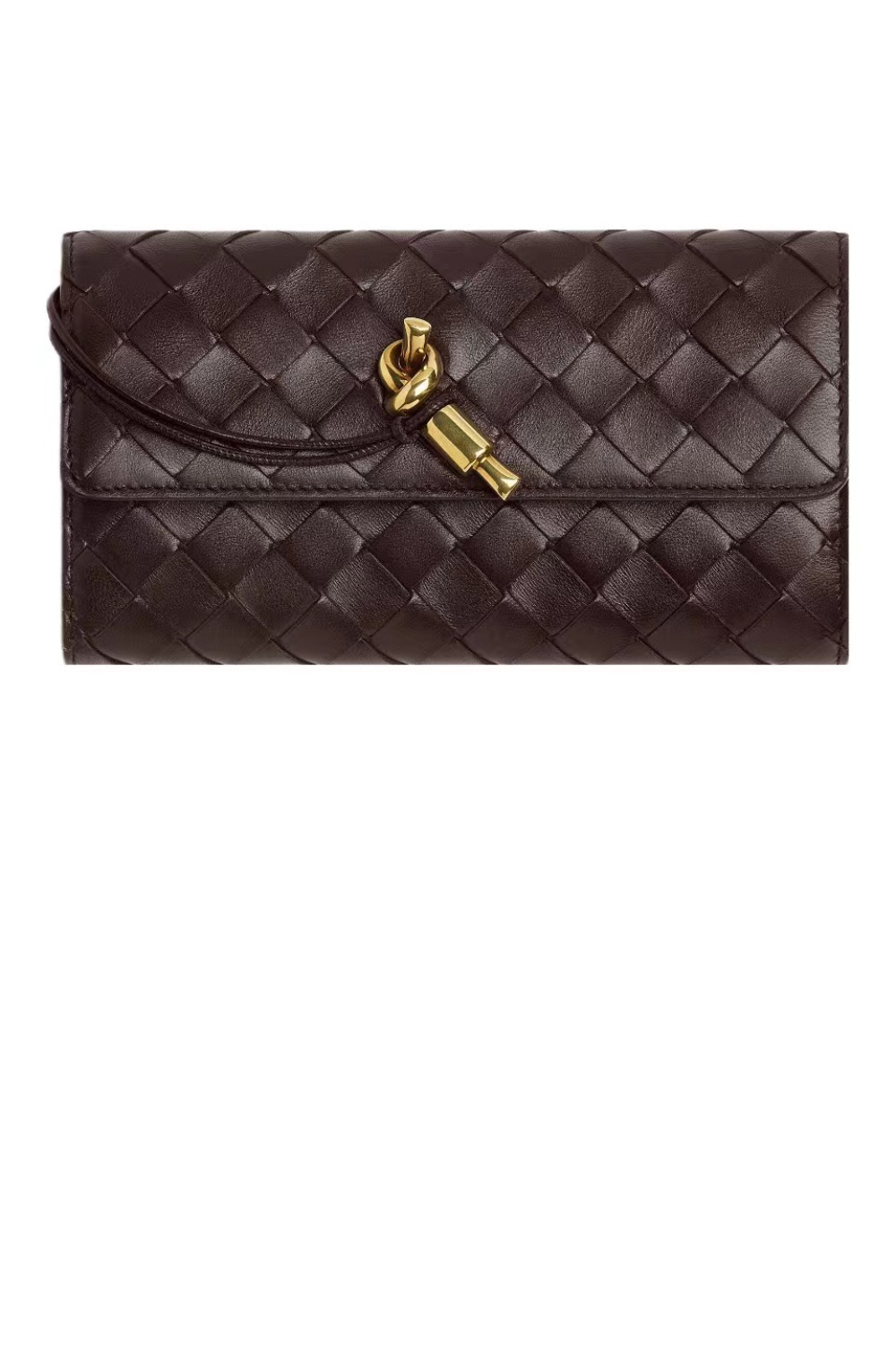 보테가베네타 라지 안디아모 플랩 지갑 741504