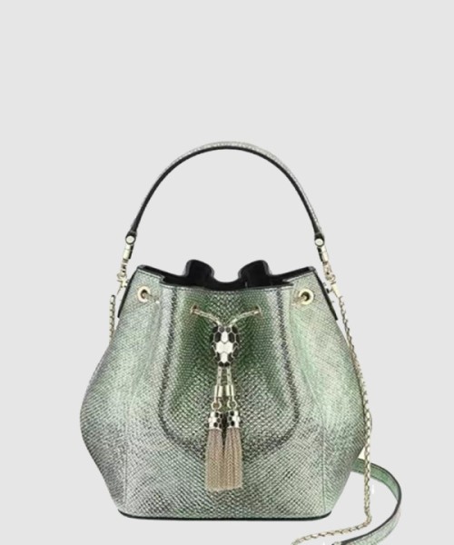 불가리 세르펜티 포에버 미디엄 탑 핸들 백 289899