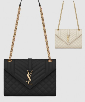 생로랑 엔벨로프 체인백 미듐 600185