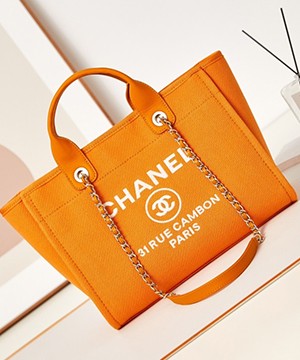 샤넬 31 RUE 믹스드 파이버 도빌백 미디엄