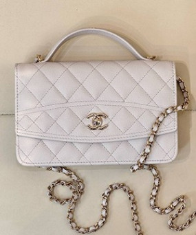 샤넬 25c 크루즈 WOC 탑핸들 미니백