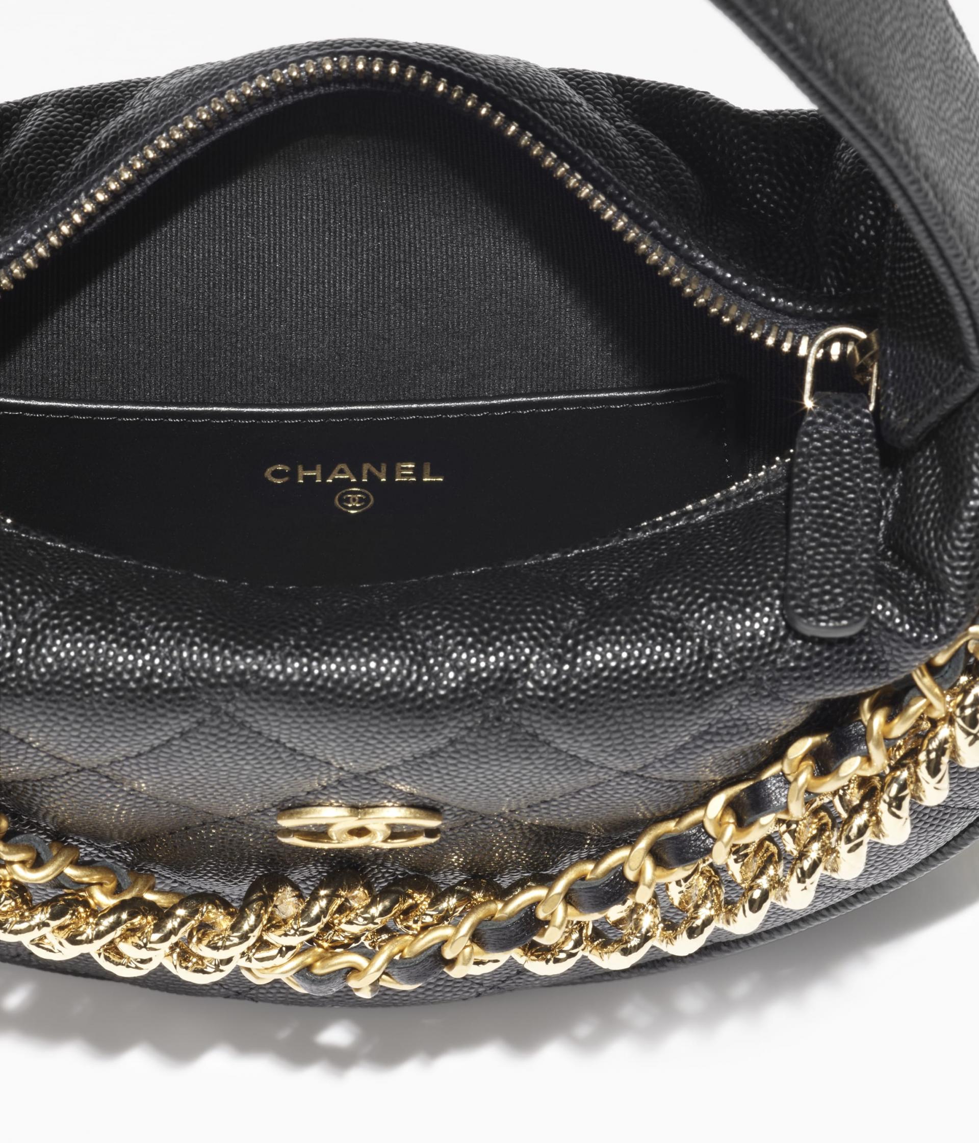 샤넬 케이스 블랙 & 골들메탈