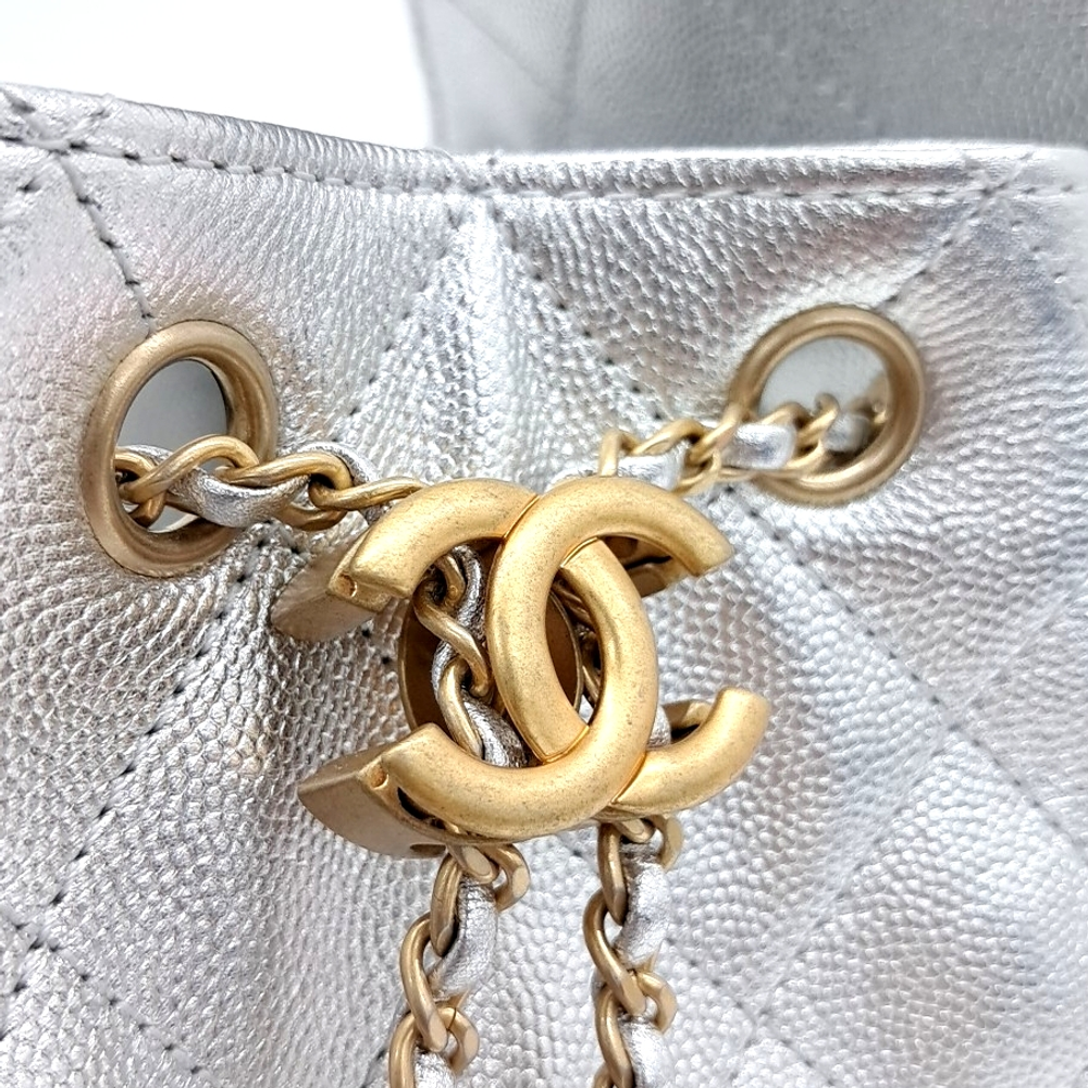 샤넬 25백 스몰 실버 금장