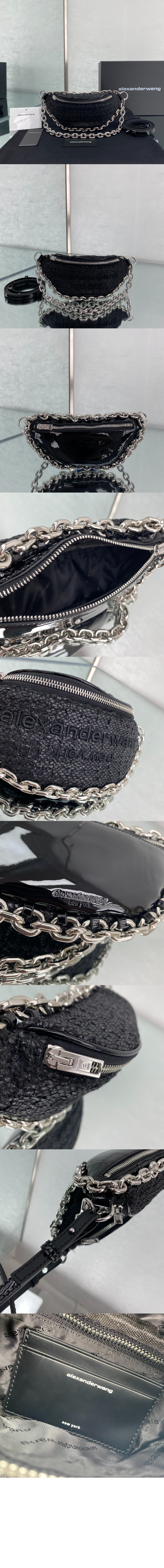 알렉산더왕 트위드 힙색 20C220