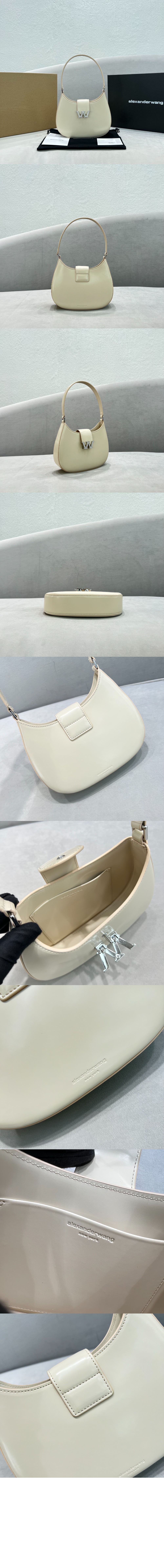 알렉산더왕 W 레거시 레더 호보백 스몰 2R21L0