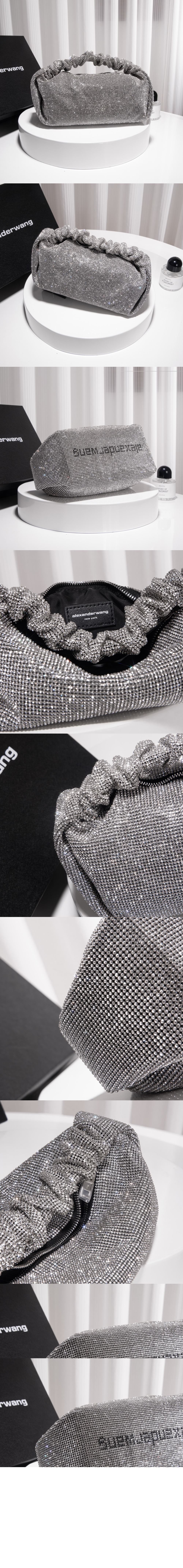 알렉산더왕 큐빅 메탈 토트백 20421R