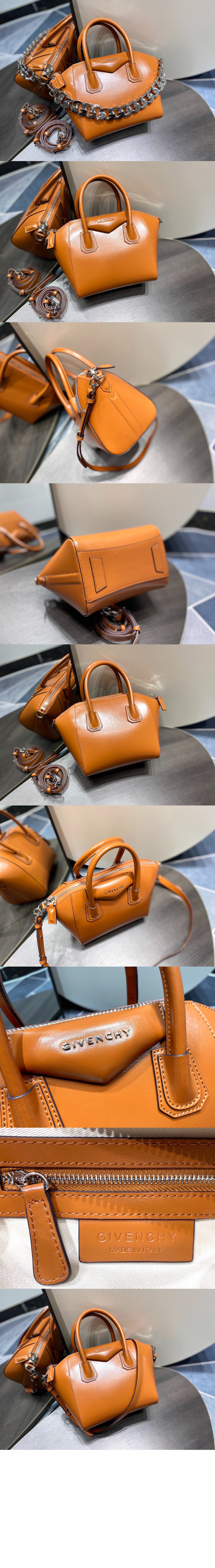 지방시 안티고나 체인 카프스킨 미니