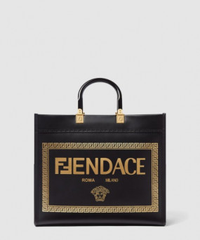 펜디 펜다체 선샤인 쇼퍼백 미듐 8BH386