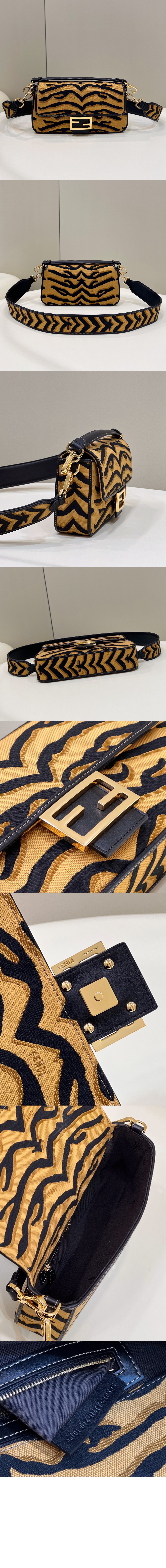 펜디 바게트백 미듐 8BR600