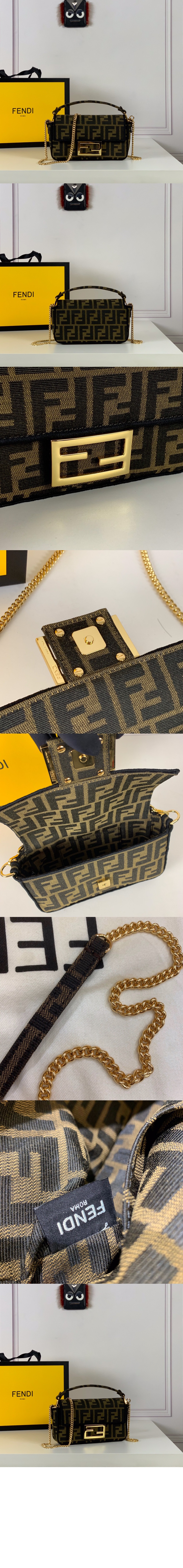 펜디 바게트백 미니 8BS017