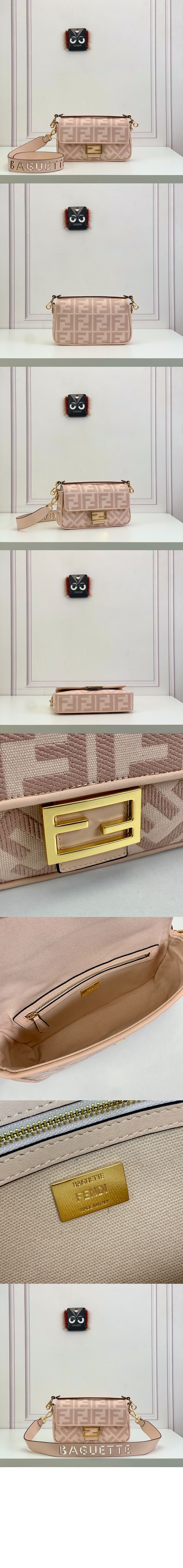 펜디 바게트백 미듐 8BR600