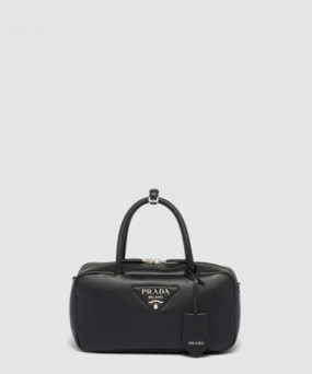 프라다 가죽 탑 핸들백 1BB102