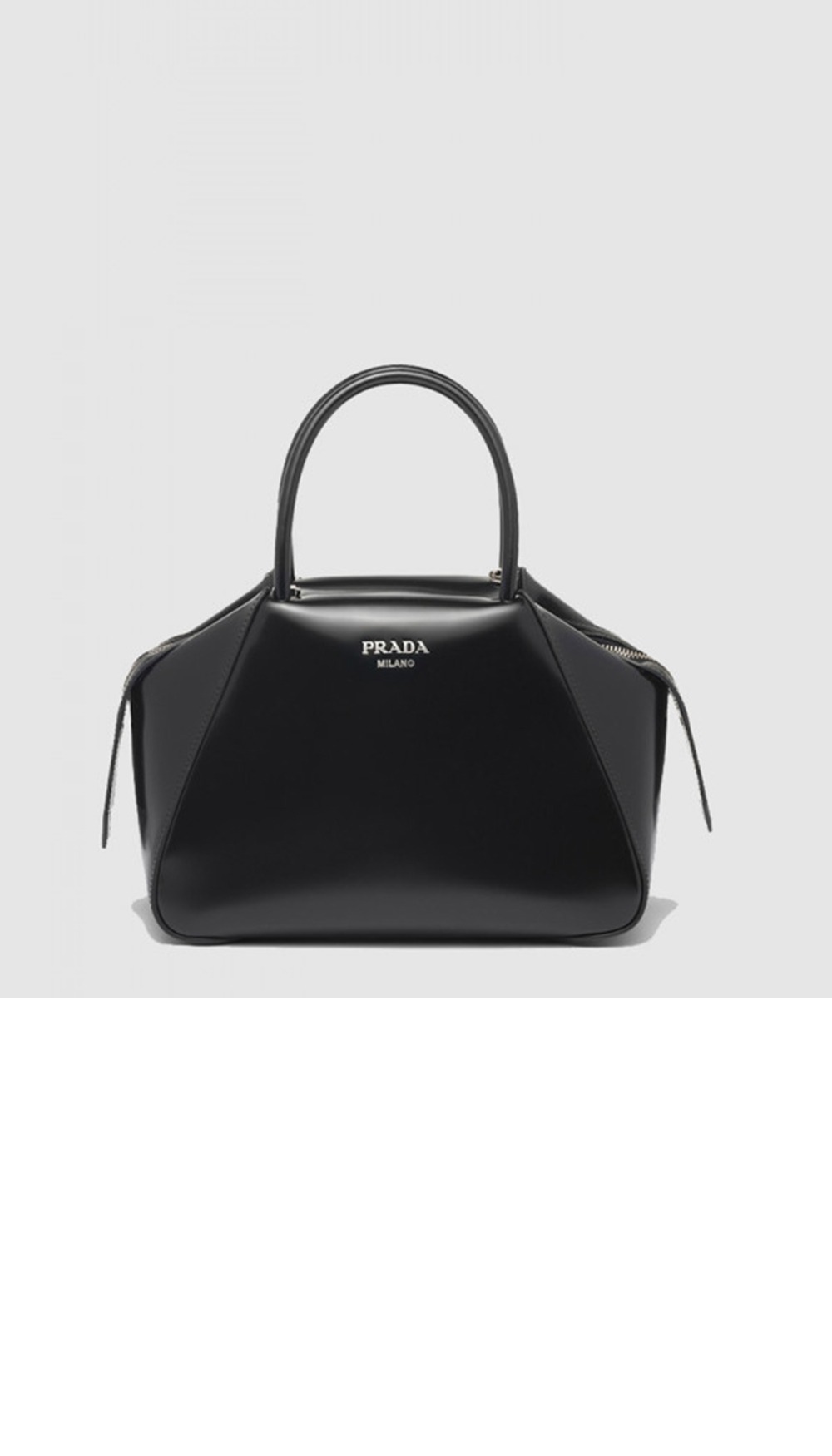 프라다 슈퍼노바 브러시드 핸드백 스몰 1BA366