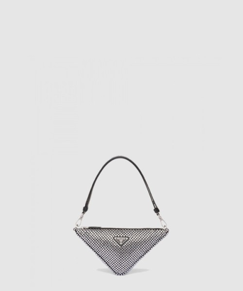 프라다 크리스탈 트라이앵글백 1BC190