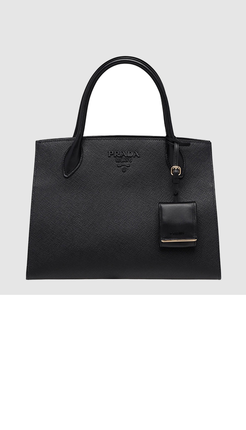 프라다 모노크롬 사피아노백 1BA155