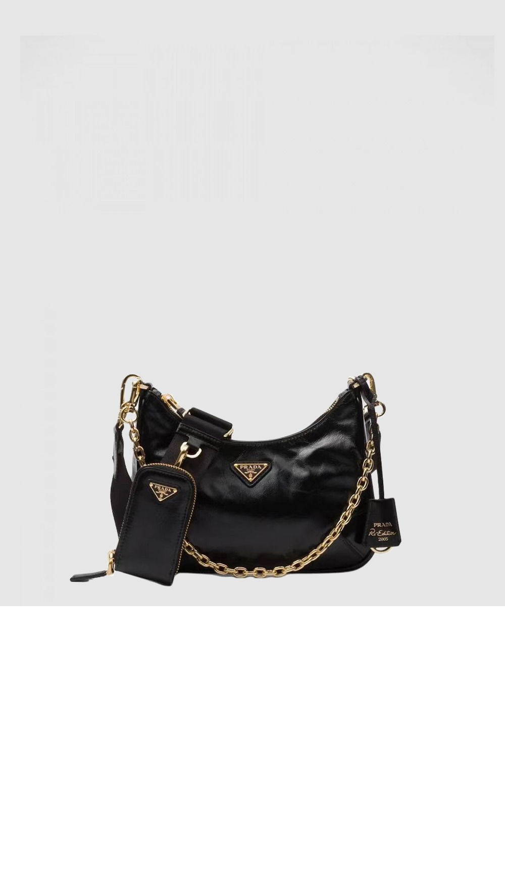 프라다 리에디션 벨벳 미니백 1BC204