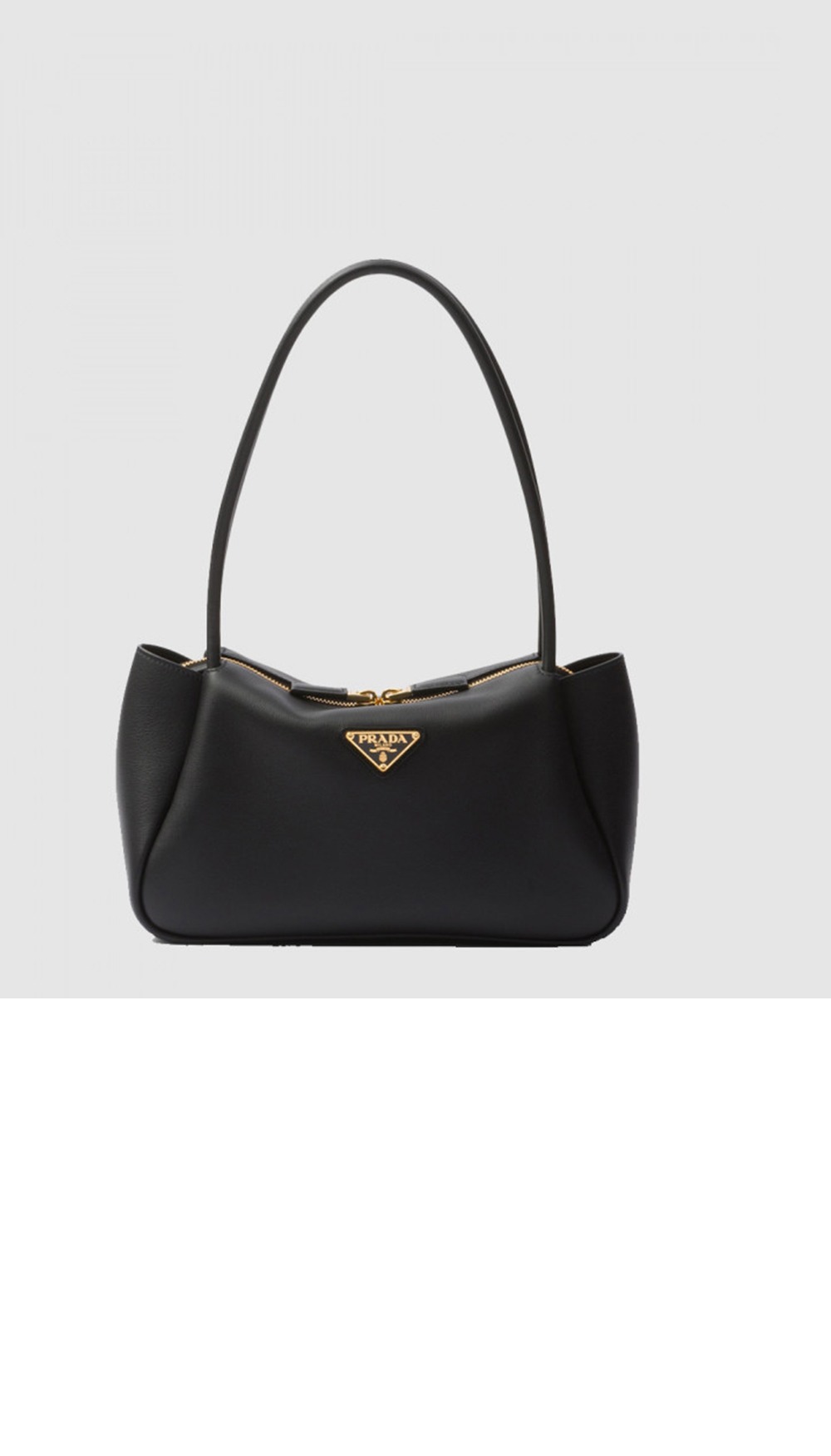 프라다 미디엄 가죽 핸드백 1BA444