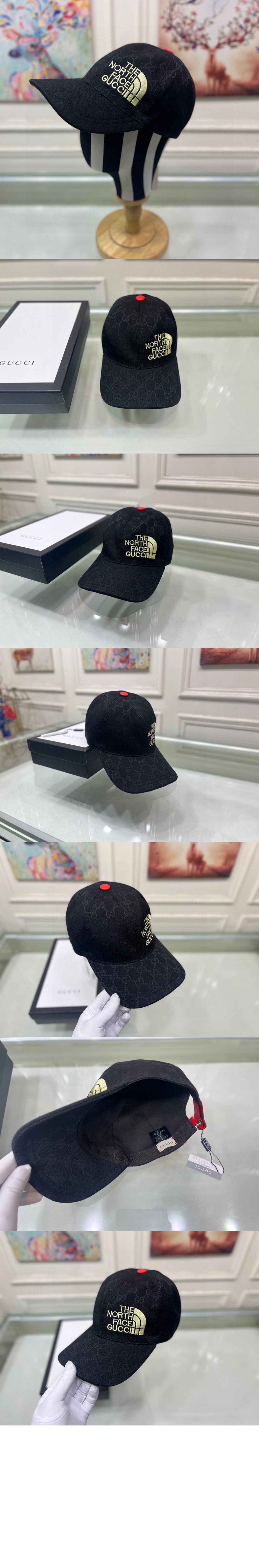 구찌 GG 캔버스 베이스볼 캡 672155