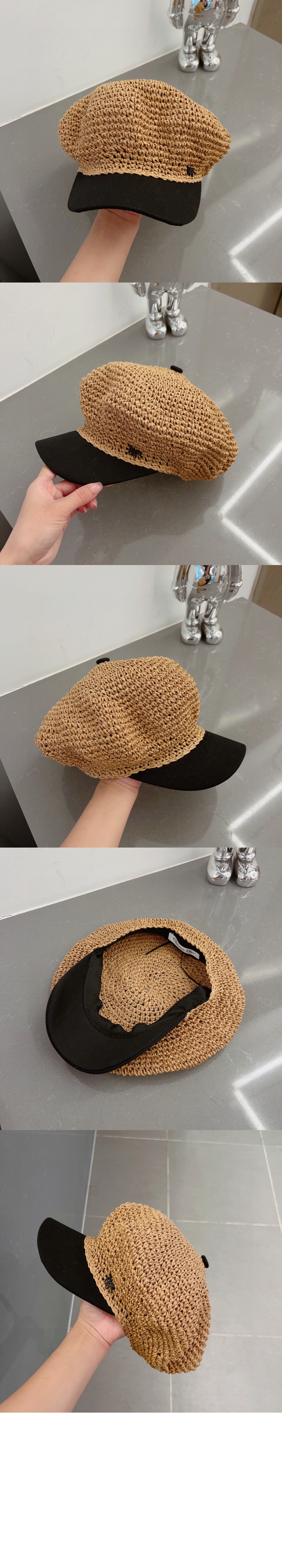 디올 팔각 모자 8BT3U