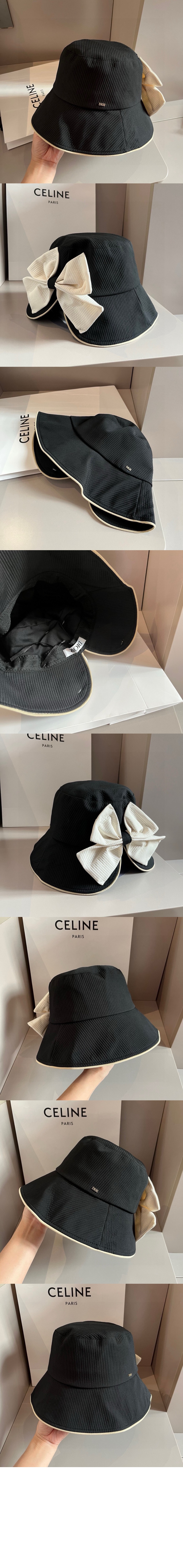 디올 리본 버킷햇 33PDL