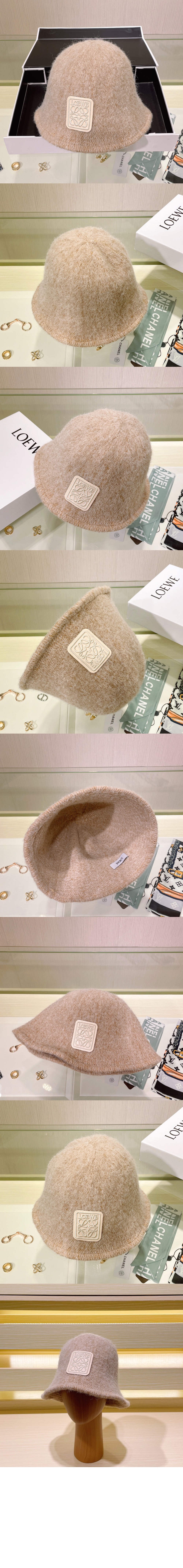 로에베 램스울 버킷햇