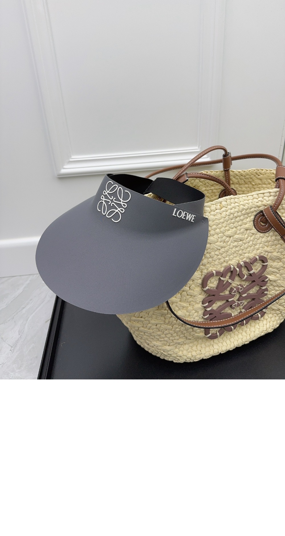 로에베 밀짚모자 선캡