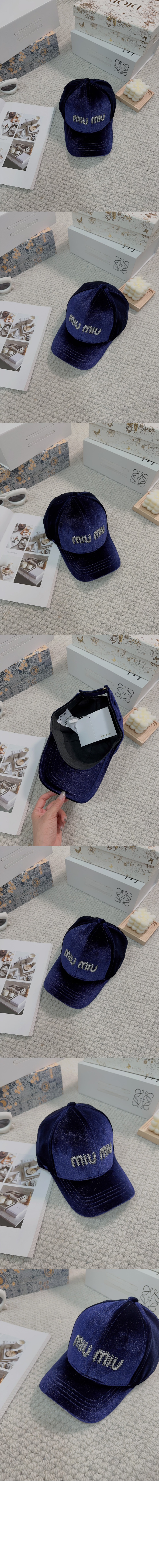 미우미우 베이스볼 캡 5HC249